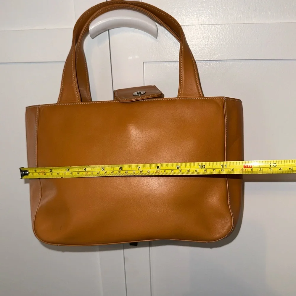 Banana Republic Tan Leather Tote Bag - Picture 11 of 11